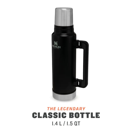 Stanley Legendary Classic Bottle 1.4L / 1.5QT - Matte Black Pebble