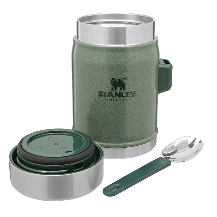 Stanley Legendary Food Jar + Spork .4L / 14oz - Hammertone Green