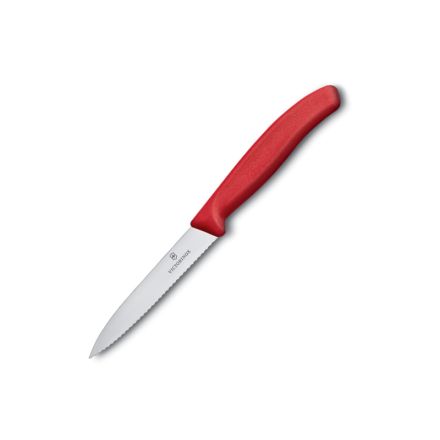 Victorinox Swiss Classic Paring Knife Serrated Red - 10 cm