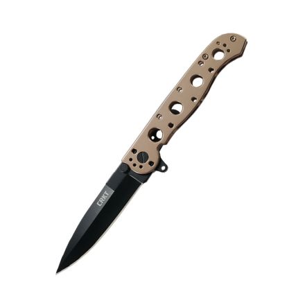 CRKT M16-03BK Spear Point Bronze Stainless Steel Handle with Black Oxi