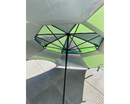 Kaida Professional Outdoor Multifunction Umbrella 2.4m Light Green and Dark Green