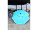 Kaida Professional Outdoor Multifunction Umbrella 2.2m Tiffany Blue