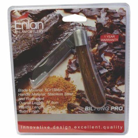Enlan Biltong-Pro Wood Folder Blister