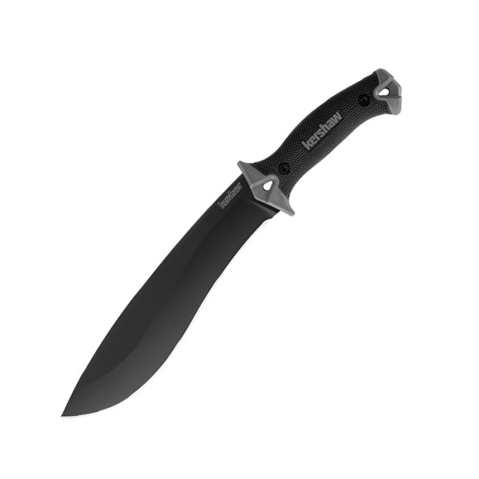 美品 カーショウ KERSHAW 1077TAN CAMP 10 ナイフ 無反射 ブラックパウダーコート 65MN 炭素鋼キャンプ アウトドア ブレード約25.4cm、全長約40.6cm、刃厚：約4ミリ 1864200211.jpg?1680260170
