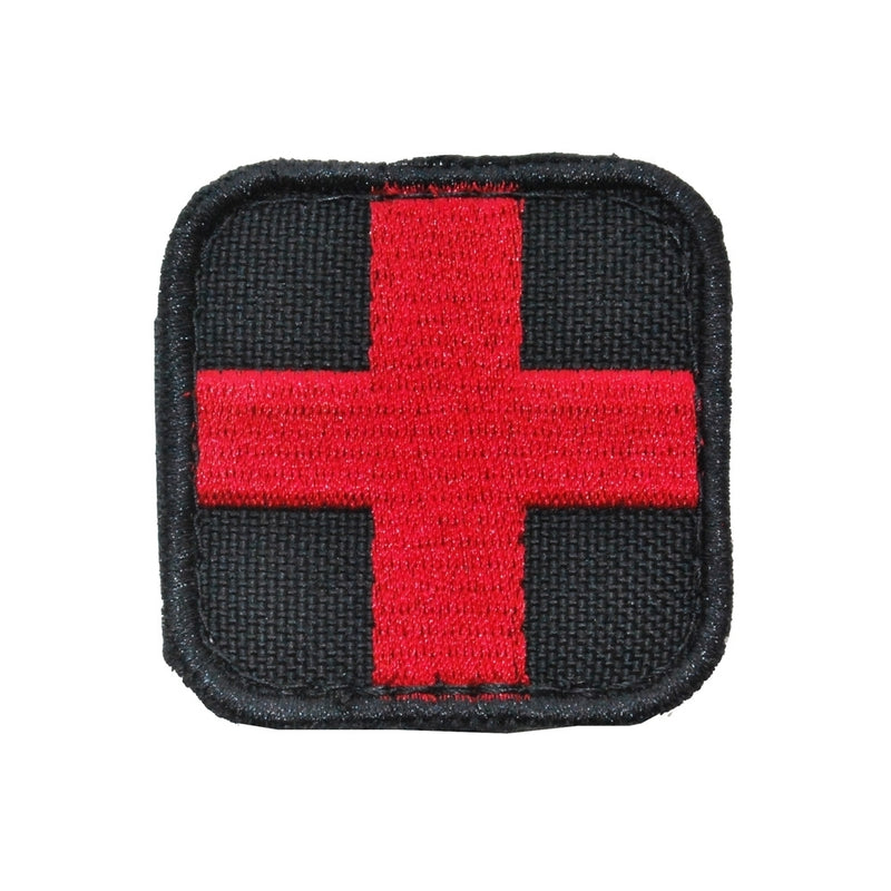Embroidered Morale Patch - Medic Black 3" x 3"