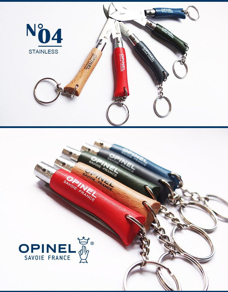 Opinel No 4 Keyring Colour