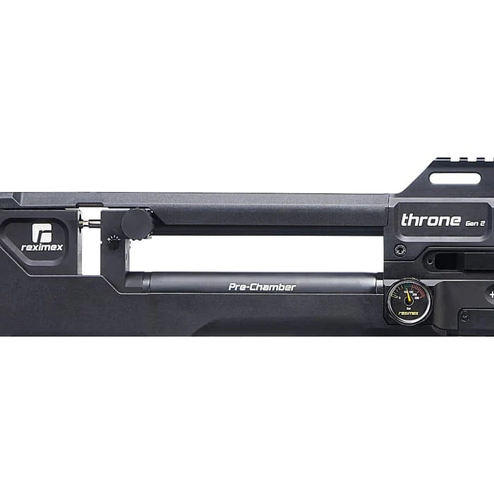 Reximex Throne 5.5mm PCP Air Rifle Regulated with Case - Black