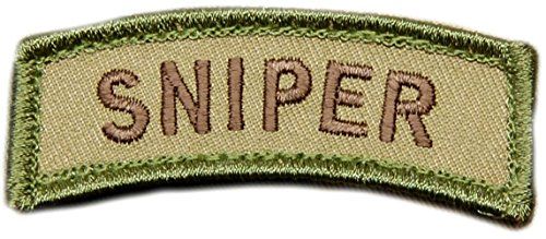 Embroidered Morale Patch - Sniper 1.25" x 3"