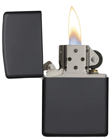 Zippo Black Matte Reg Lighter
