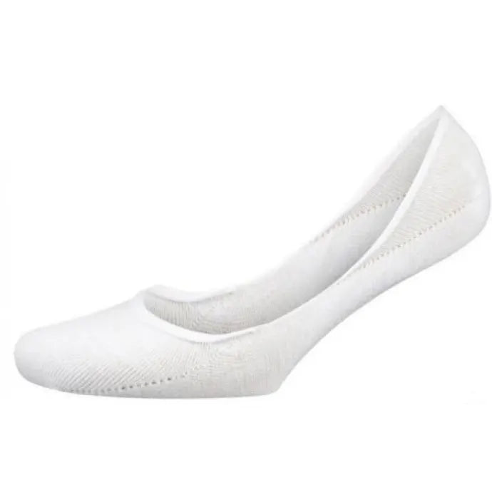 Falke 4536 4-7 White Invisibles 2 pack socks
