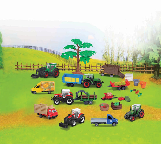 Super Farm Playset Mini Work Machines (2 Assorted)