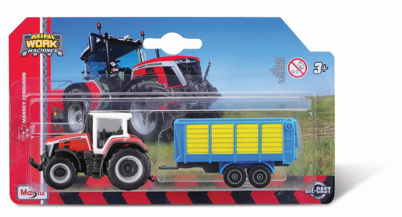 Mini Work Machines - Tractor with trailer (2 Assorted)