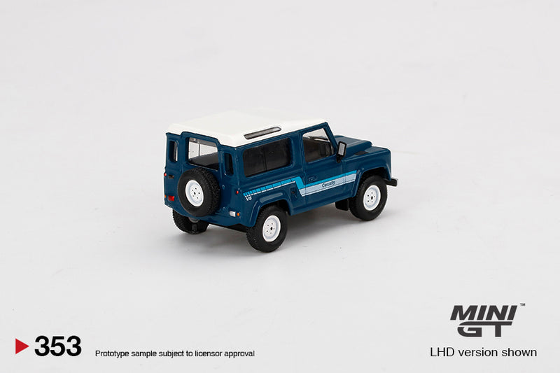 Land Rover Defender 90 County Wagon Stratos Blue
