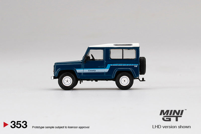 Land Rover Defender 90 County Wagon Stratos Blue