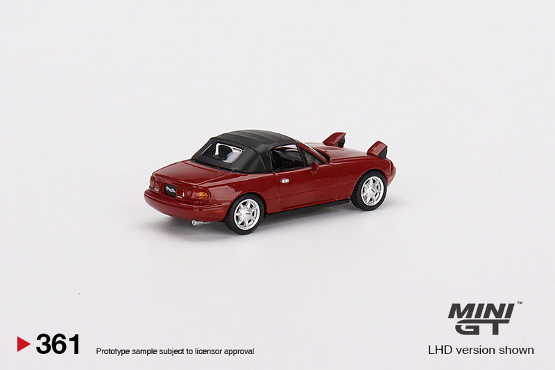 Mazda Miata MX-5 (NA) Classic Red Headlight Up / Soft Top