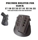 Glock 17.19.23.26.30 Polymer Paddle Holster OWB - Fits under Steering Wheel