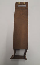 Wille Wragtig Mocca Leather Olive Oil, Balsamic Vinegar or Wine Bottle Bag