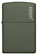 Zippo Classic Green Matte Zippo Logo