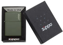 Zippo Classic Green Matte Zippo Logo