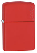 Zippo 233 Red Matte Zippo Logo