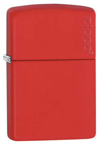 Zippo 233 Red Matte Zippo Logo