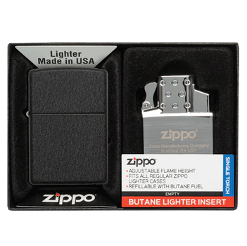 Zippo Black Crackle Butane insert pack