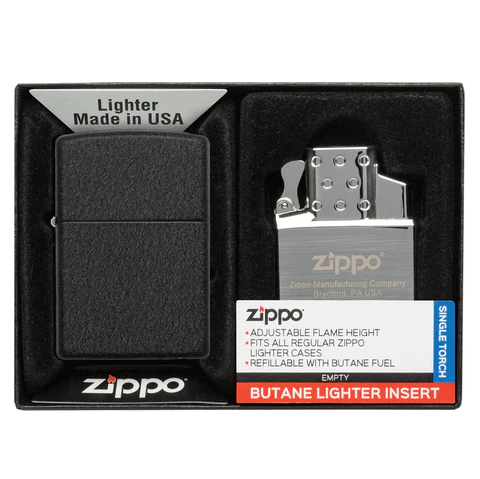 Zippo Black Crackle Butane insert pack