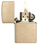 Zippo 28496 Armor Tumbled Brass Lighter
