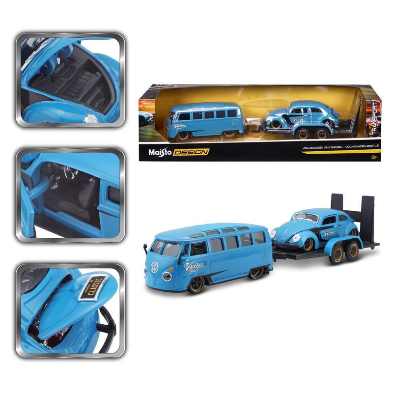 Volkswagen Samba Van & Beetle DE 1/24