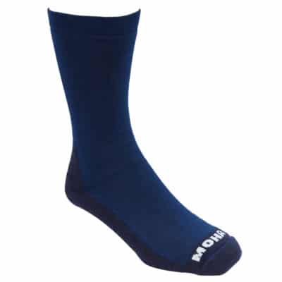 Cape Mohair 3809-10 Medi Socks - Thicker Mohair 4-12 Navy