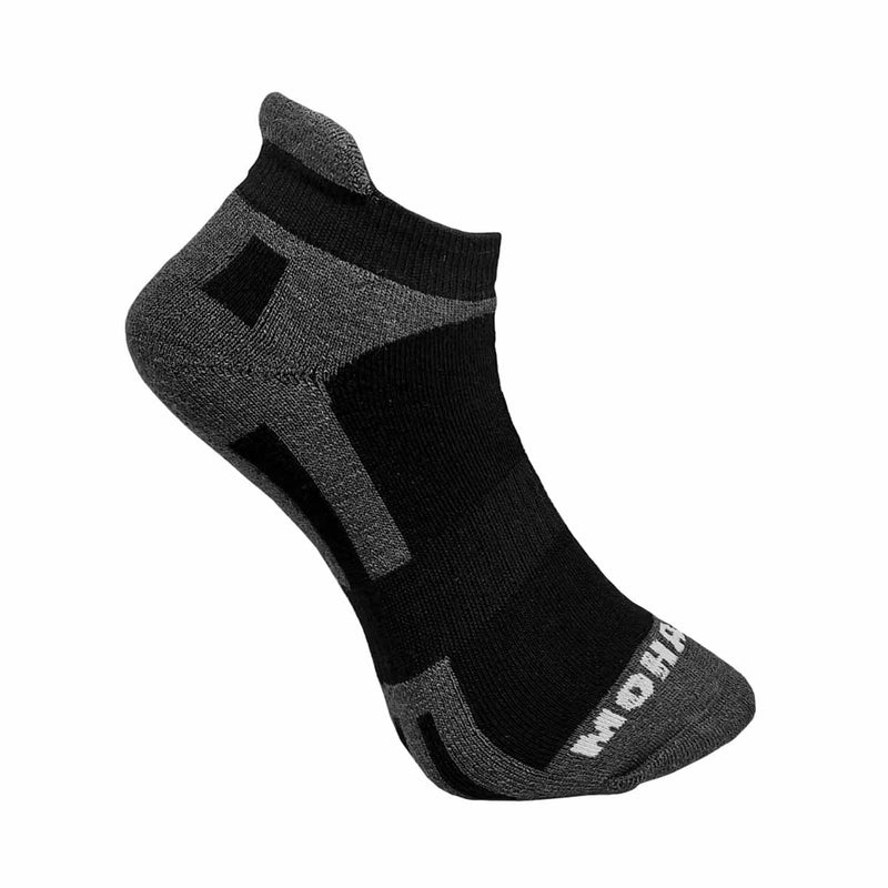 Cape Mohair 3827 LIP Sock Charcoal/Black