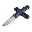 Benchmade Bugout Crater Blue Aluminium with Cerakote Crushed Silver Finish