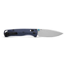 Benchmade Bugout Crater Blue Aluminium with Cerakote Crushed Silver Finish