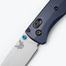 Benchmade Bugout Crater Blue Aluminium with Cerakote Crushed Silver Finish