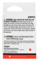 Zippo Butane Lighter Insert- Yellow Flame