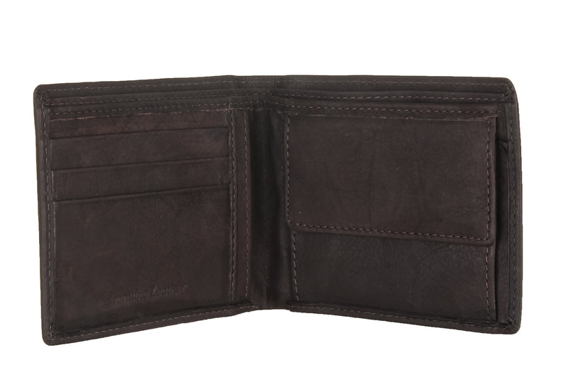 Bossi ANTBBF-BROWN Antique Billfold with Tab - Brown