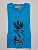 Myraki Mens Above & Below Turquoise T-Shirt