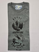 Myraki Mens Above & Below Melange Hr Grey T-Shirt