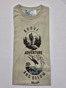 Myraki Mens Above & Below Stone T-Shirt