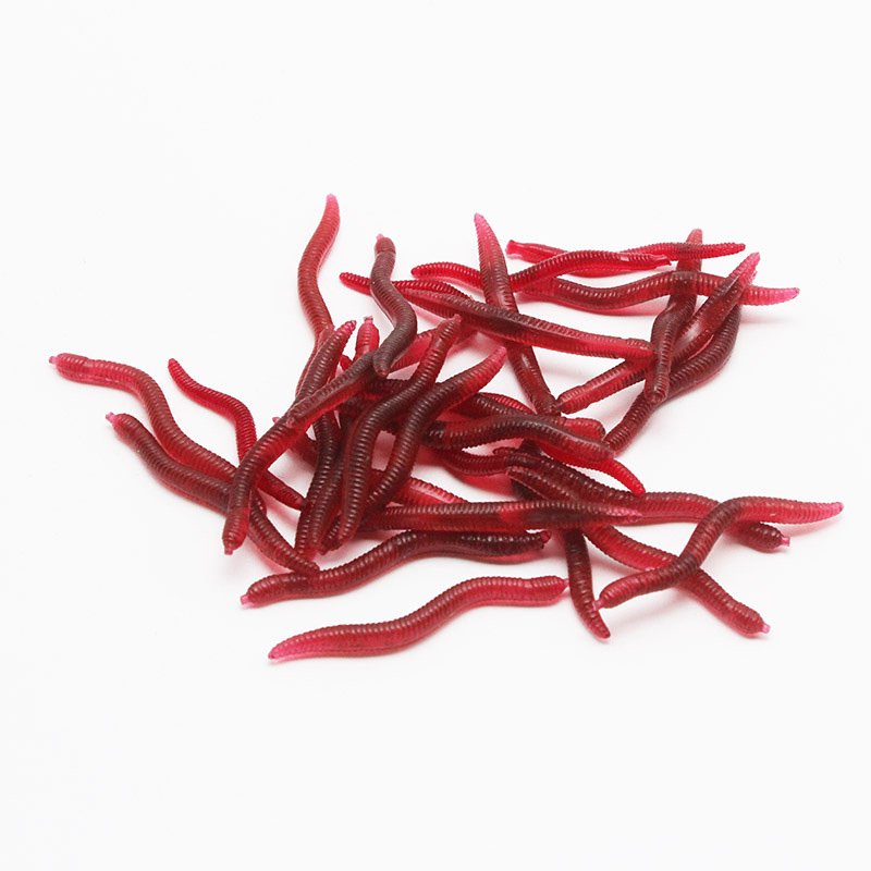 Artificial Soft Lure Combo Mini Mealworm Corn Fishing Worms Baits Set