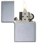 Zippo 230.25 Brushed Chrome Vintage Lighter