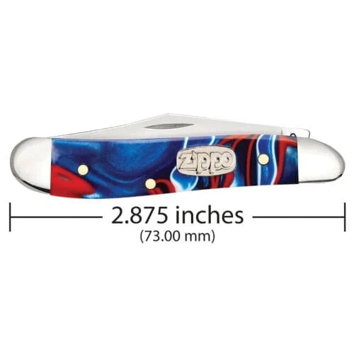 Zippo Patriotic Kirinite Smooth Peanut Pocket Knife