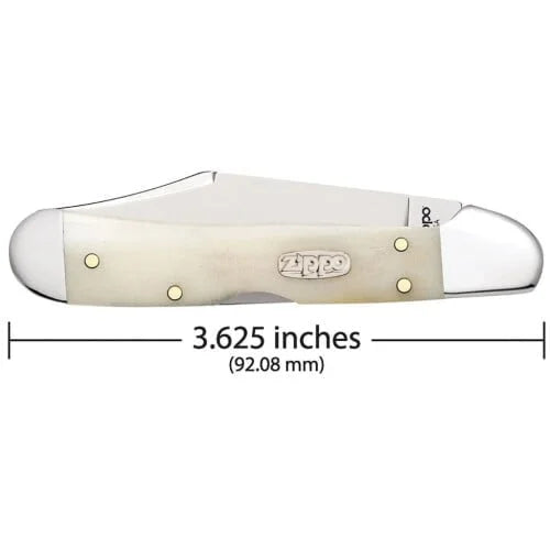 Zippo Smooth Natural Bone Mini Copperlock Pocket Knife
