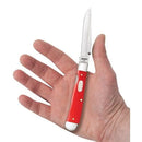 Zippo Red Synthetic TrapperLock Pocket Knife