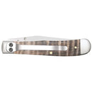 Zippo Natural Curly Maple Wood Trapperlock Pocket Knife