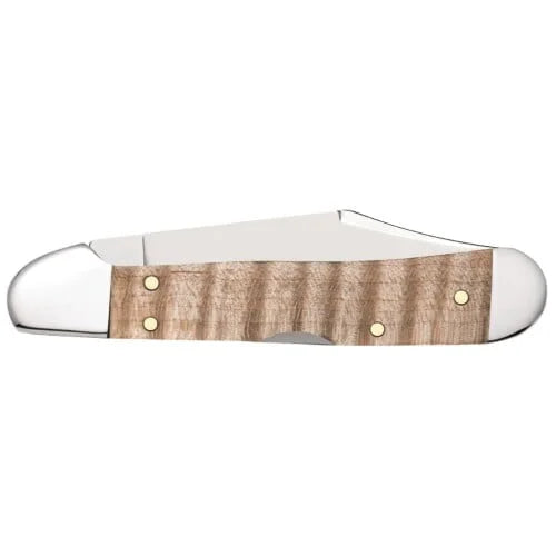 Zippo Natural Curly Maple Mini CopperLock Pocket Knife