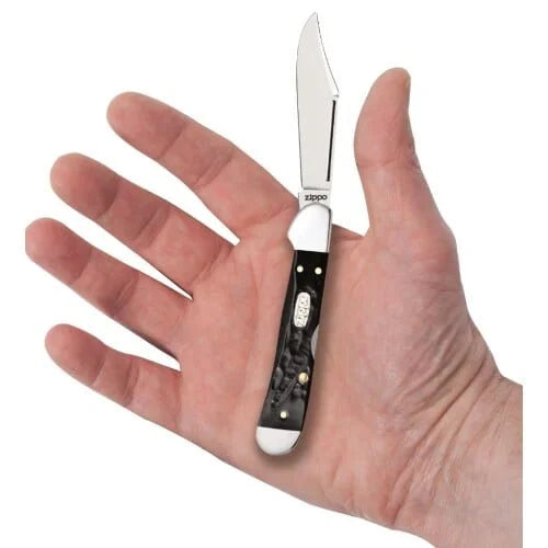 Zippo Rough Black Synthetic Mini CopperLock Pocket Knife