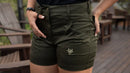 Bosbok Ladies Deep Olive Stretch Shorts