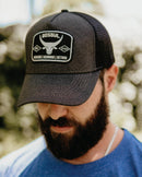 Bosbul Grey Trucker Cap with Patch