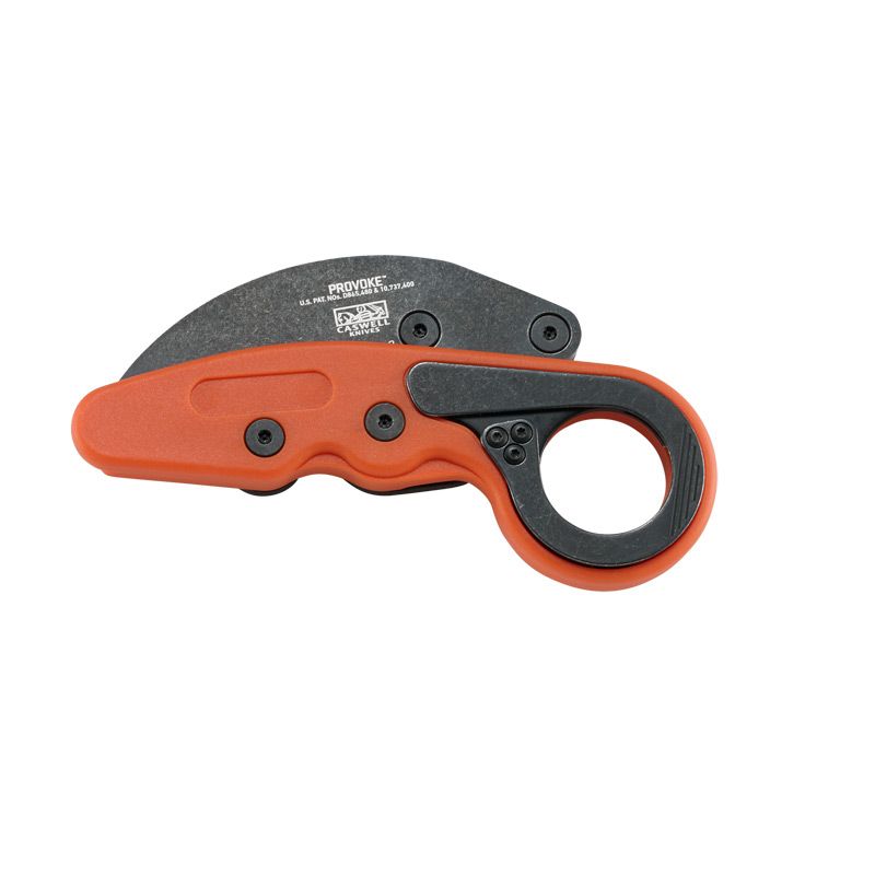 CRKT Provoke 4041O Provoke Orange Kinematic Karambit Folding Knife